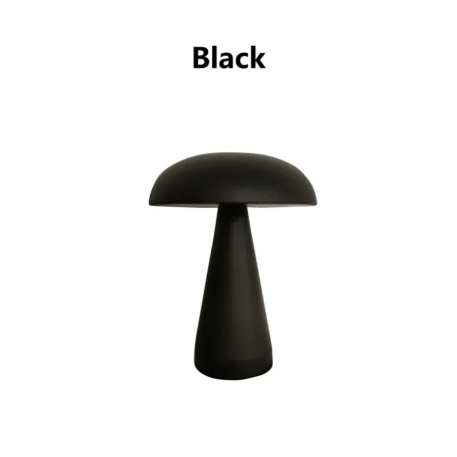 Selorin™ Retro Mushroom Table Lamp – Cordless Warm Ambient LED Light